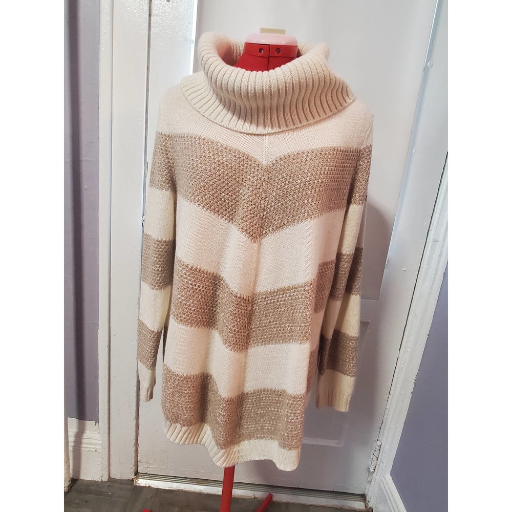 NWT Apt. 9 Mock Neck, Pointed Hem Pullover Sweater- Size Large